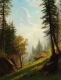 Albert Bierstadt, Among the Bernese Alps
