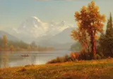 Albert Bierstadt, Mount Baker, Washington, 1891, oil on canvas