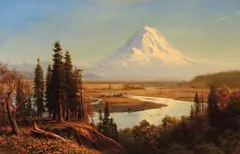 Albert Bierstadt, Mount Rainier, 1890, oil on canvas