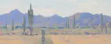 Ernest L. Blumenschein, Desert Landscape, oil on canvas