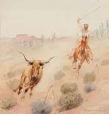 Edward Borein, Cowboy Roping