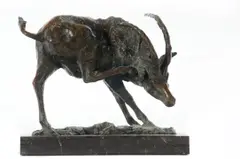 Sable Antelope by Kenneth R. Bunn, bronze, sold Jul 2011