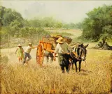Clark Hulings, Grape Harvest
