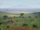 William Robinson Leigh, The Athi Plains - Mt. Kenya #27