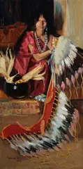 John Moyers, The Heirloom, oil on canvas