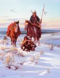 Jim Norton, The Thunder of Maza Wakan, oil on canvas
