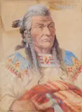 Edgar S. Paxson, Chief Louison - Flathead