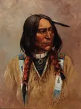Edgar S. Paxson, White Magpie, the Teton Orator