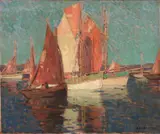 Edgar Alwin Payne, Ready to Sail, Brittany