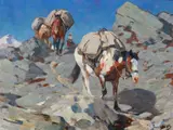 Carl Rungius, Packhorses
