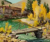 Conrad Schwiering, The Hoback, oil on board