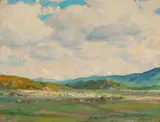 Joseph Henry Sharp, Summer Clouds, Taos Valley