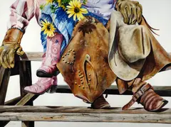 Nelson Boren, My Little Girl, 2010, watercolor on paper