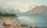 John Fery, St. Mary Lake, Glacier Park