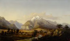 Ute Camp by Henry Ford, oil on canvas, sold Jul 2010