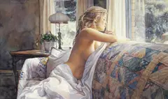 Steve Hanks, Country Comfort, 1995, watercolor on paper