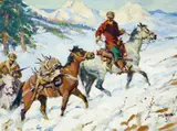 Frank B. Hoffman, Packing Out, oil on board