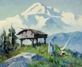 Theodore Roosevelt Lambert, Tending the Fire, Mt. McKinley