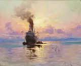 Sydney Laurence, Fishing Vessel at Sea