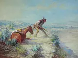 William Meuttman, The Advance Scout, 1915, oil on canvas
