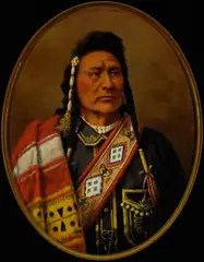 Edgar S. Paxson, Joseph - Nez Perce, 1899, oil on board