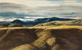 Ogden Pleissner, High Plateau Grasslands