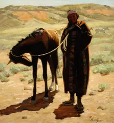 Carl Schmidt, Totachee Redwater, oil on canvas
