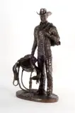 Robert M. Scriver, The King, Bill Linderman, 1966, bronze