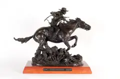 Robert M. Scriver, The Winchester Rider, 1979, bronze