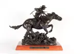Robert M. Scriver, The Winchester Rider, 1979, bronze