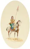 Olaf Carl Seltzer, Blackfeet Scout