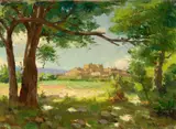 Joseph Henry Sharp, South Pueblo - Taos, New Mexico