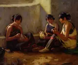 Joseph Henry Sharp, Acoma Pottery Decorators