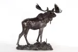 Henry Shrady, Bull Moose, 1900, bronze