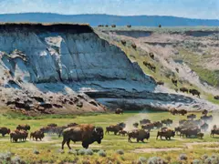 Tucker Smith, The Cut Bank, oil on canvas