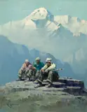 Eustace Paul Ziegler, Three Mountaineers, Mt. McKinley