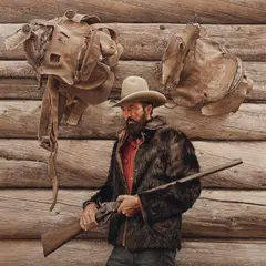 James Bama, Bob Edgar with Sharps Rifle, 1981, oil on board