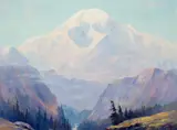 Jules Dahlager, Mt. McKinley, Alaska, oil on canvas