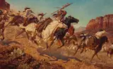 Arnold Friberg, One Down, 1972, oil on canvas