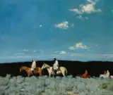 Ernest Martin Hennings, Taos Indians Homeward Bound