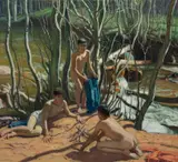 Ernest Martin Hennings, Dip in the Rio Hondo