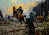 Henry Hintermeister, No Time to Argue, oil on canvas