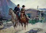 Leaving the Old Man by Wilhelm Heinrich Detlev Körner, Oil on canvas, sold Jul 2009
