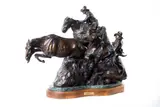 Herb Mignery, Deep Catch, 1989, bronze (17/20)