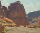 Canyon de Chelly by Edgar Alwin Payne, oil on canvas, sold Jul 2009
