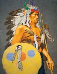 Kainah by Paul Pletka, 1994, oil on canvas, sold Jul 2009