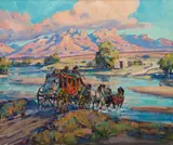 Marjorie Reed, Fording the Rio Grande at Mesilla