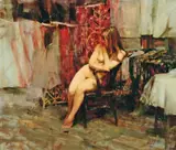 Richard Schmid, Seated Figure
