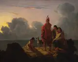 Sarah Huntington Whitlock, The Last of Their Race, 1853, oil on canvas