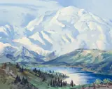 George Browne, Mt. McKinley from the East Hills above Wonder Lake